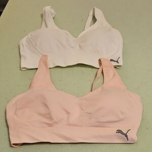 Puma Sports Bras - White and Pink
